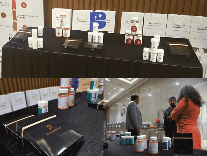 A booth showcasing our products